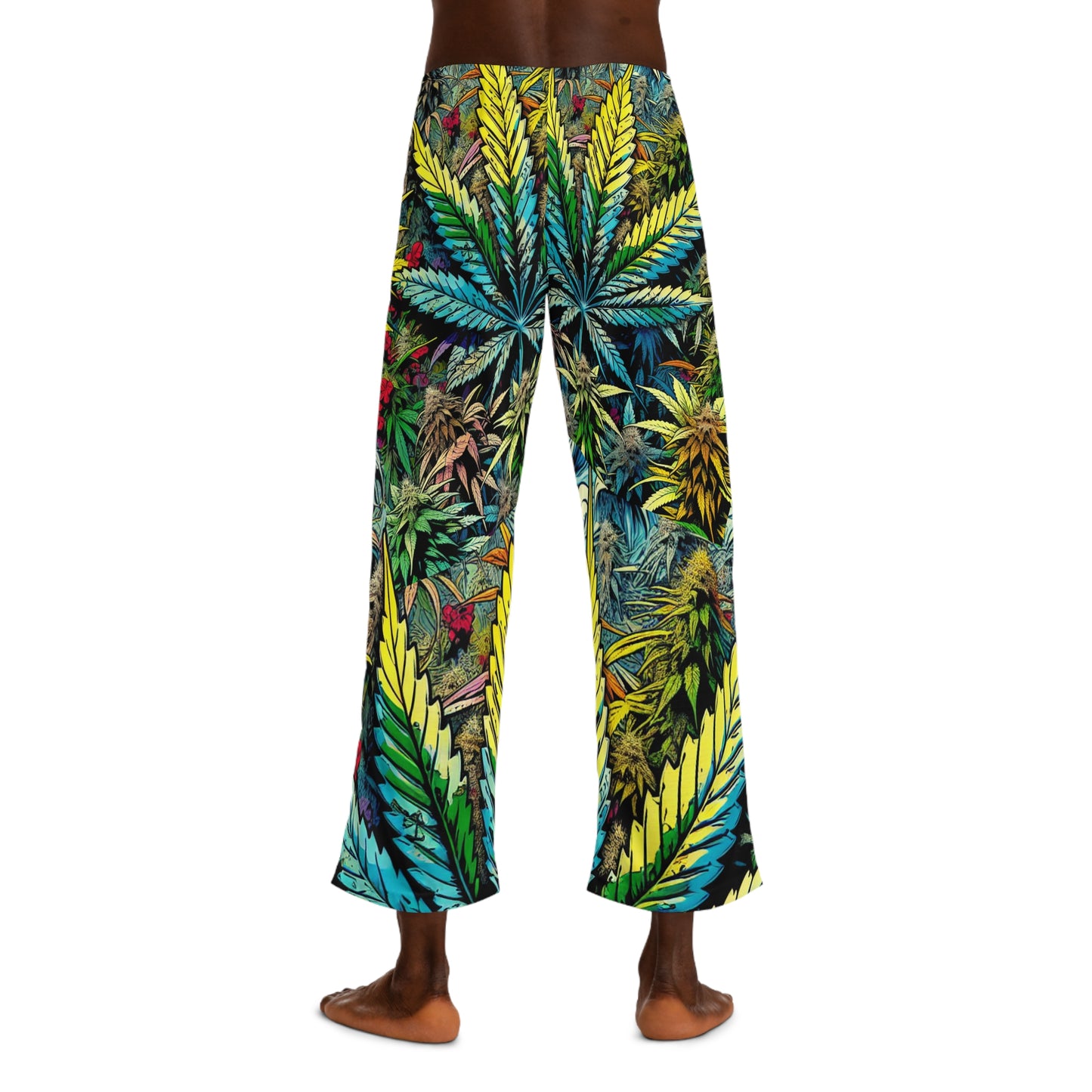 Men's Pajama Pants - Marijuana Jungle Love