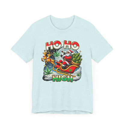 Holiday Smokin Santa Ho Ho High T-Shirt