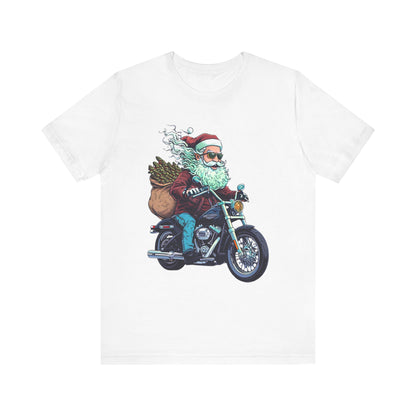 Biker Santa Stoner Christmas Unisex TShirt