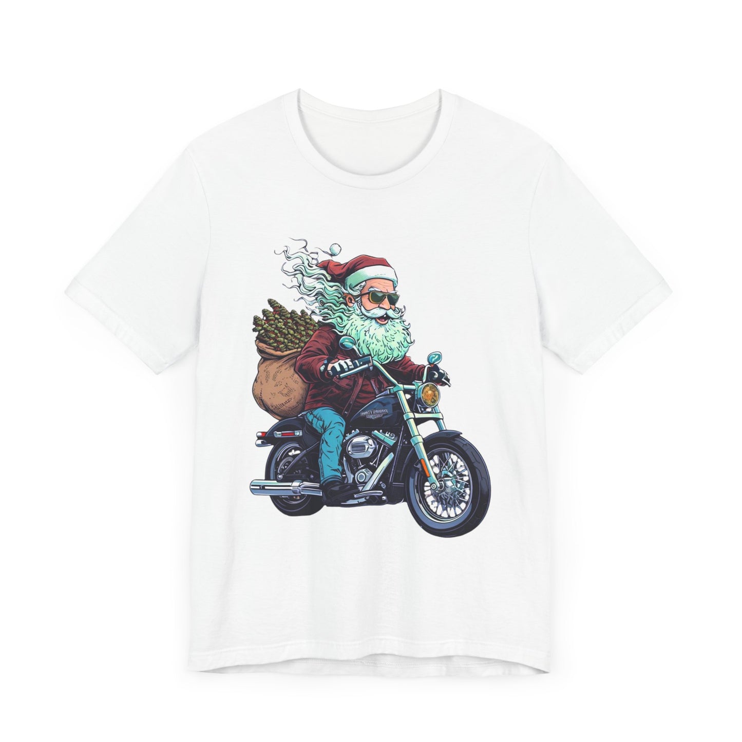 Biker Santa Stoner Christmas Unisex TShirt