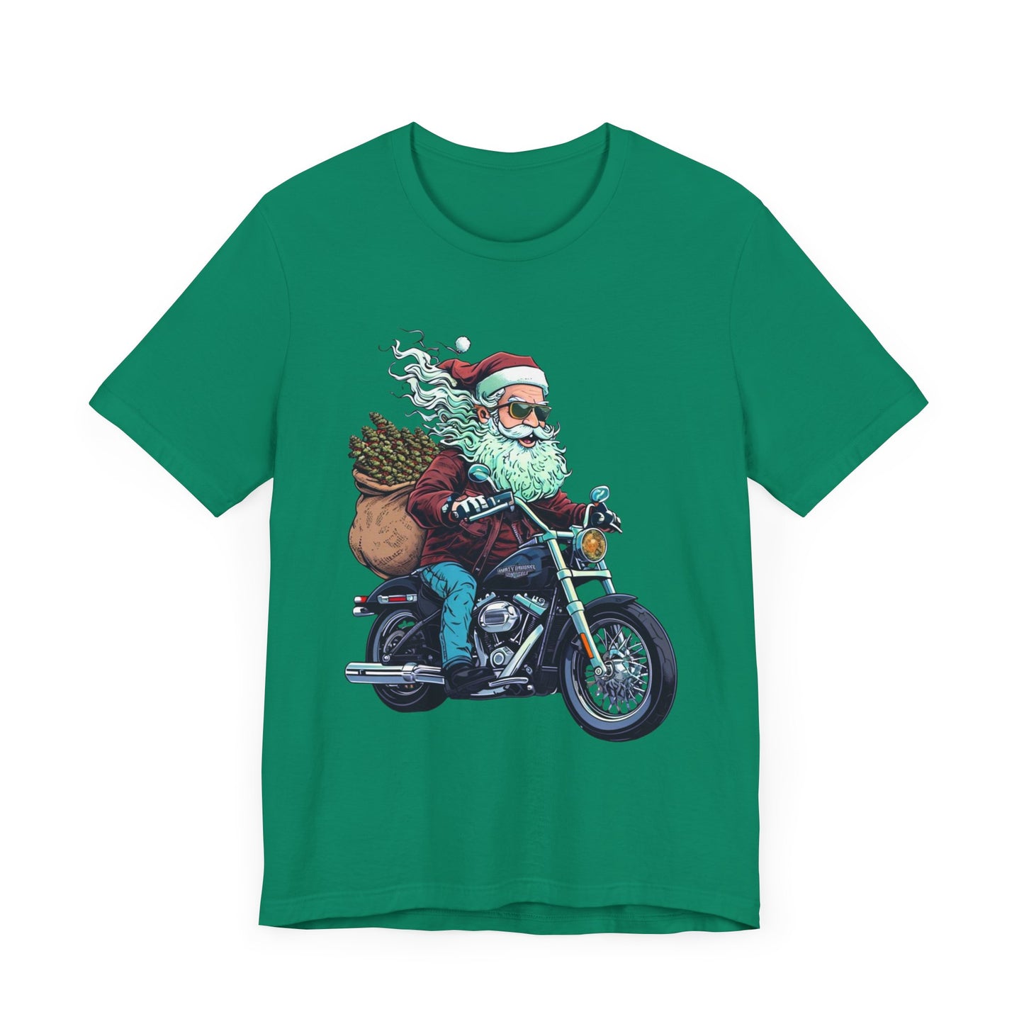 Biker Santa Stoner Christmas Unisex TShirt